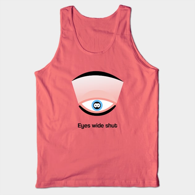 Eyes Wide Shut Minimal Movie Fan Art Stanley Kubrick Tank Top by Rozbud